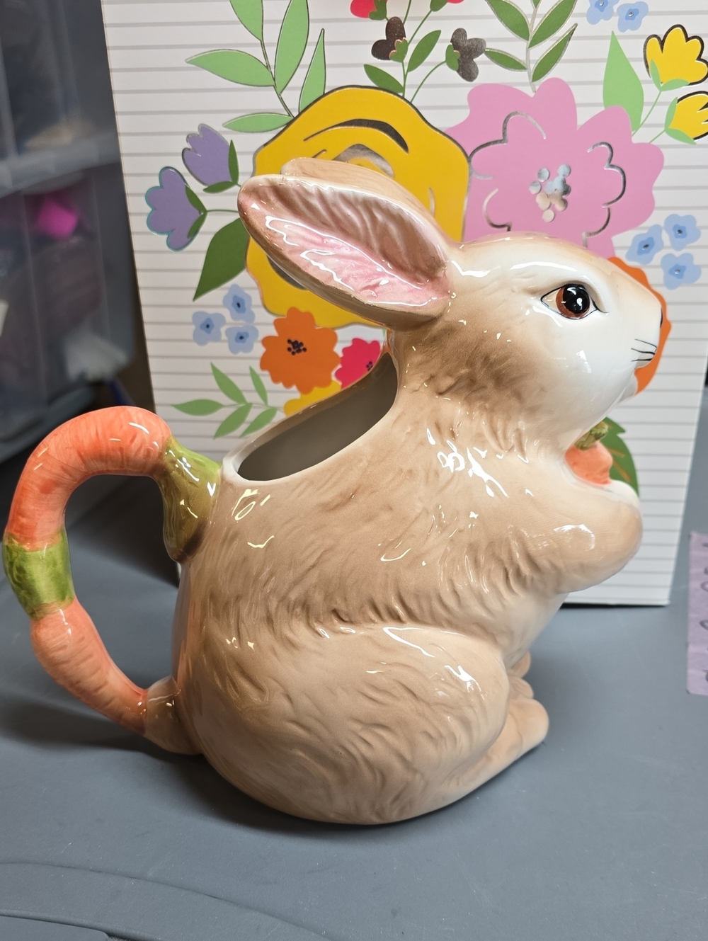 Vintage Rabbit Pitcher - Picture 3 of 6